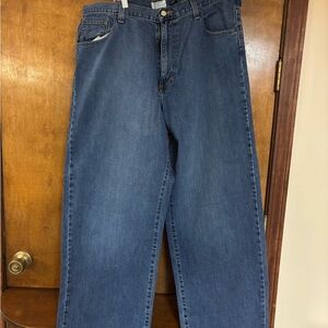 Vintage DKNY Men's Relaxed Fit Blue Jeans